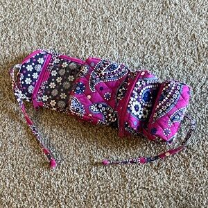 VERA BRADLEY ALL WRAPPED UP JEWELRY ROLL TRAVEL CASE